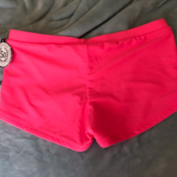 NWT SO Hot Pink Swim Shorts - Picture 2 of 5